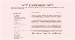 Desktop Screenshot of gryzrecznosciowe.grymmorpg.pl