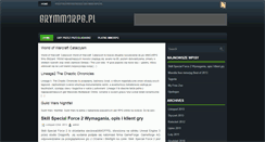 Desktop Screenshot of grymmorpg.pl